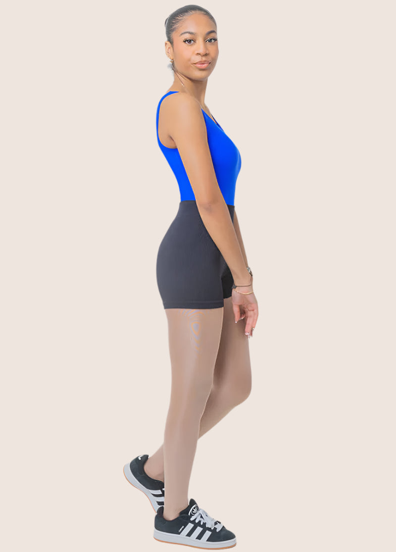 Tank Leotard with Scoop Neck Top Bodysuit