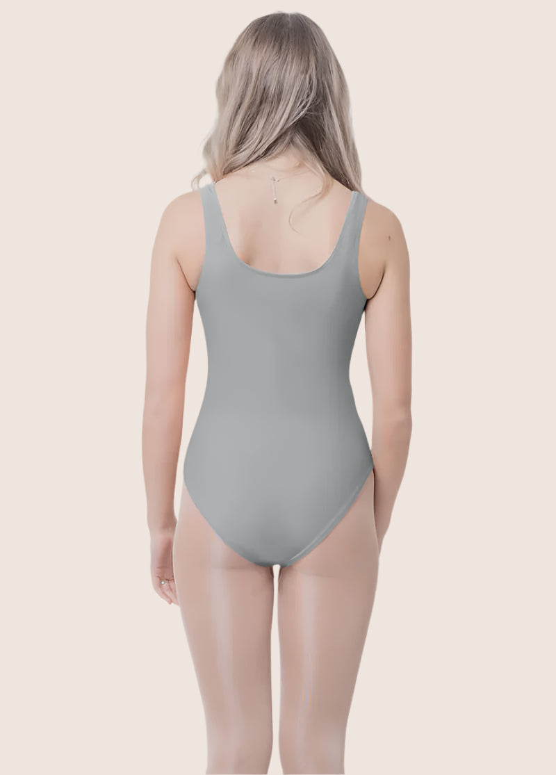 Tank Leotard with Scoop Neck Top Bodysuit